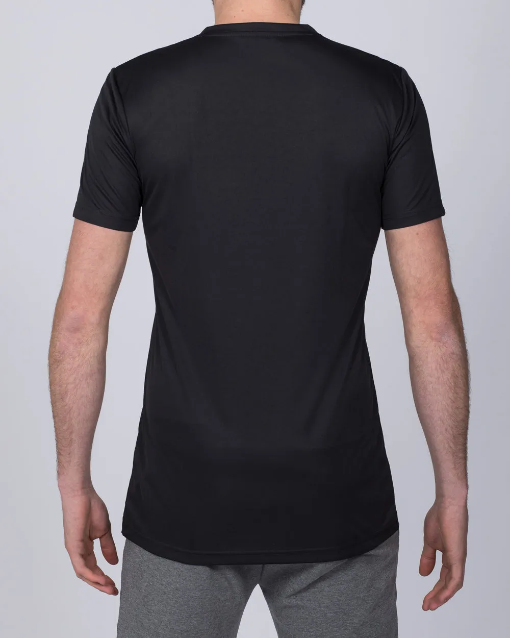 2t Dry Tech V-Neck Training Top (dark grey)