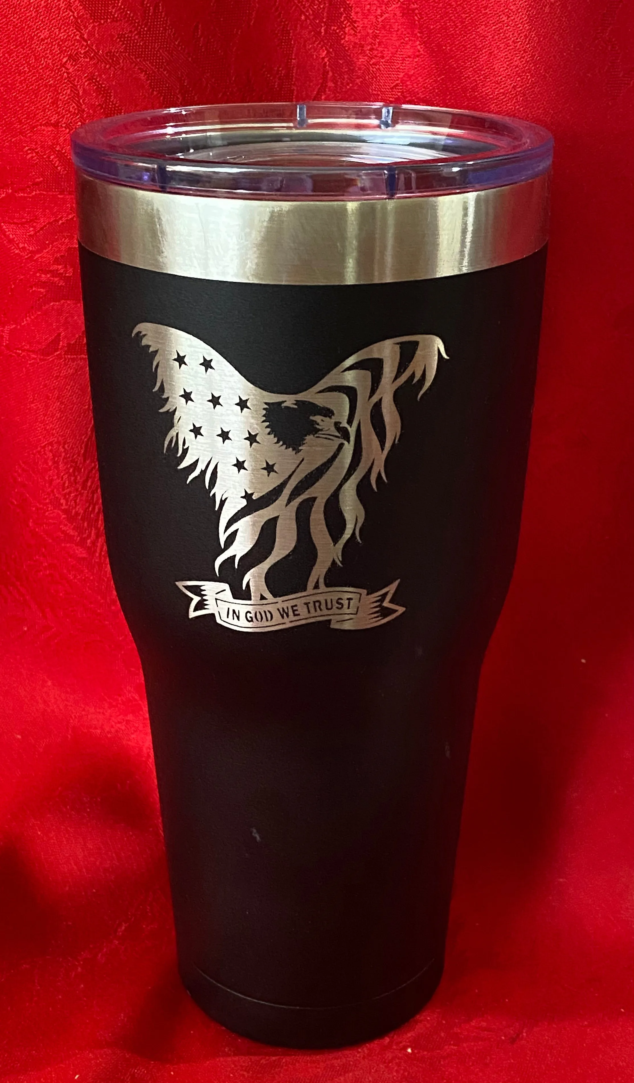 30oz In God We Trust Eagle Design Only