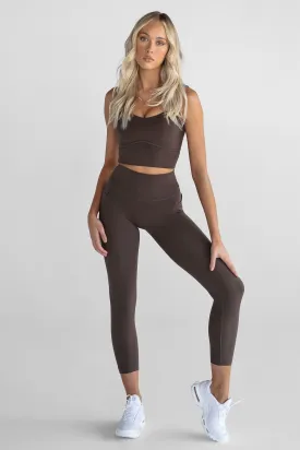 7/8 Pocket Leggings - Mocha