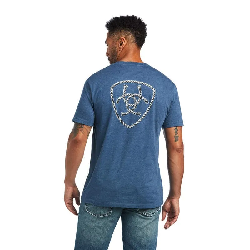 Ariat Men's Blue Rope Shield T-Shirt