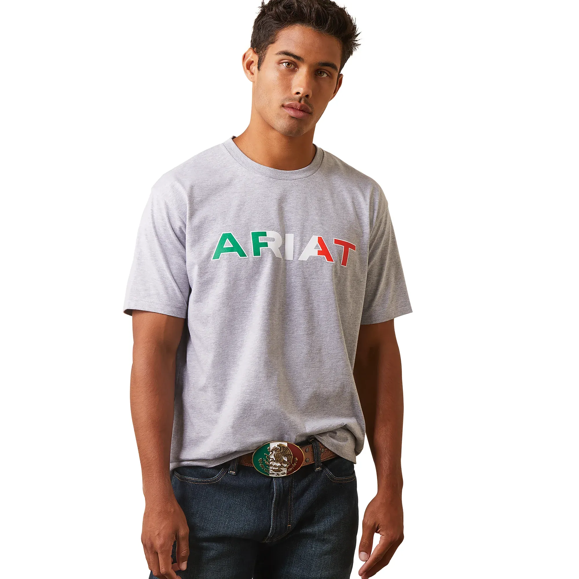 Ariat Men's Viva Mexico Grey T-Shirt