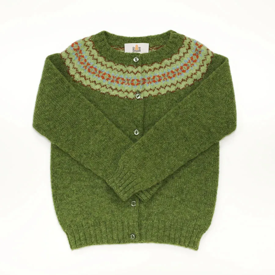 Bairns Bard Fair Isle Yoke Cardigan