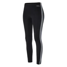 Barrel Fit Womens Cotton Leggings-BLACK