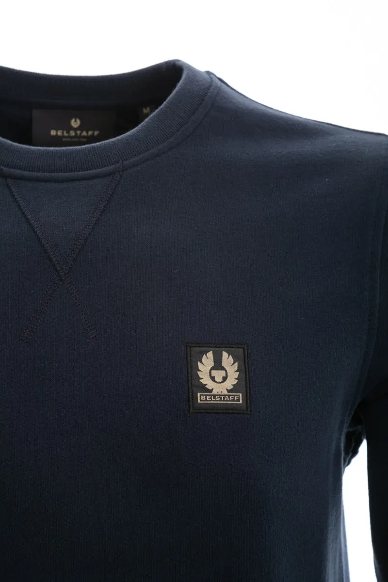 Belstaff Crew Neck Sweatshirt in Dark Ink