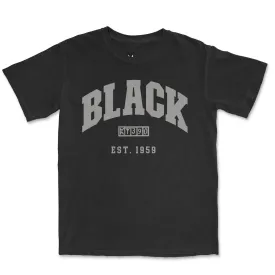 BLACK Surname Garment Dyed Tee