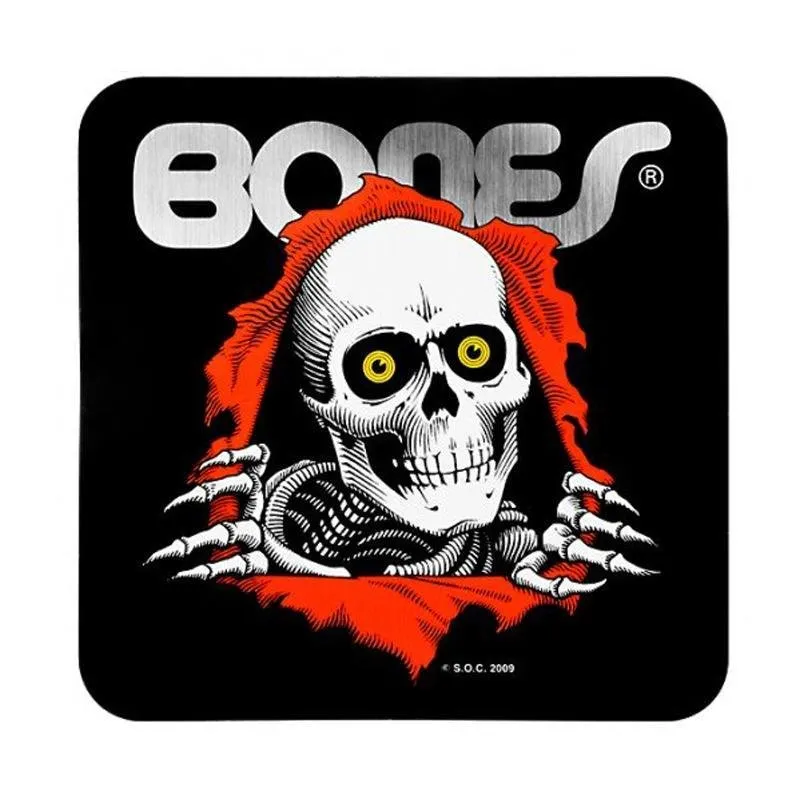 Bones Ripper Bumper Sticker 5”x 5” Black