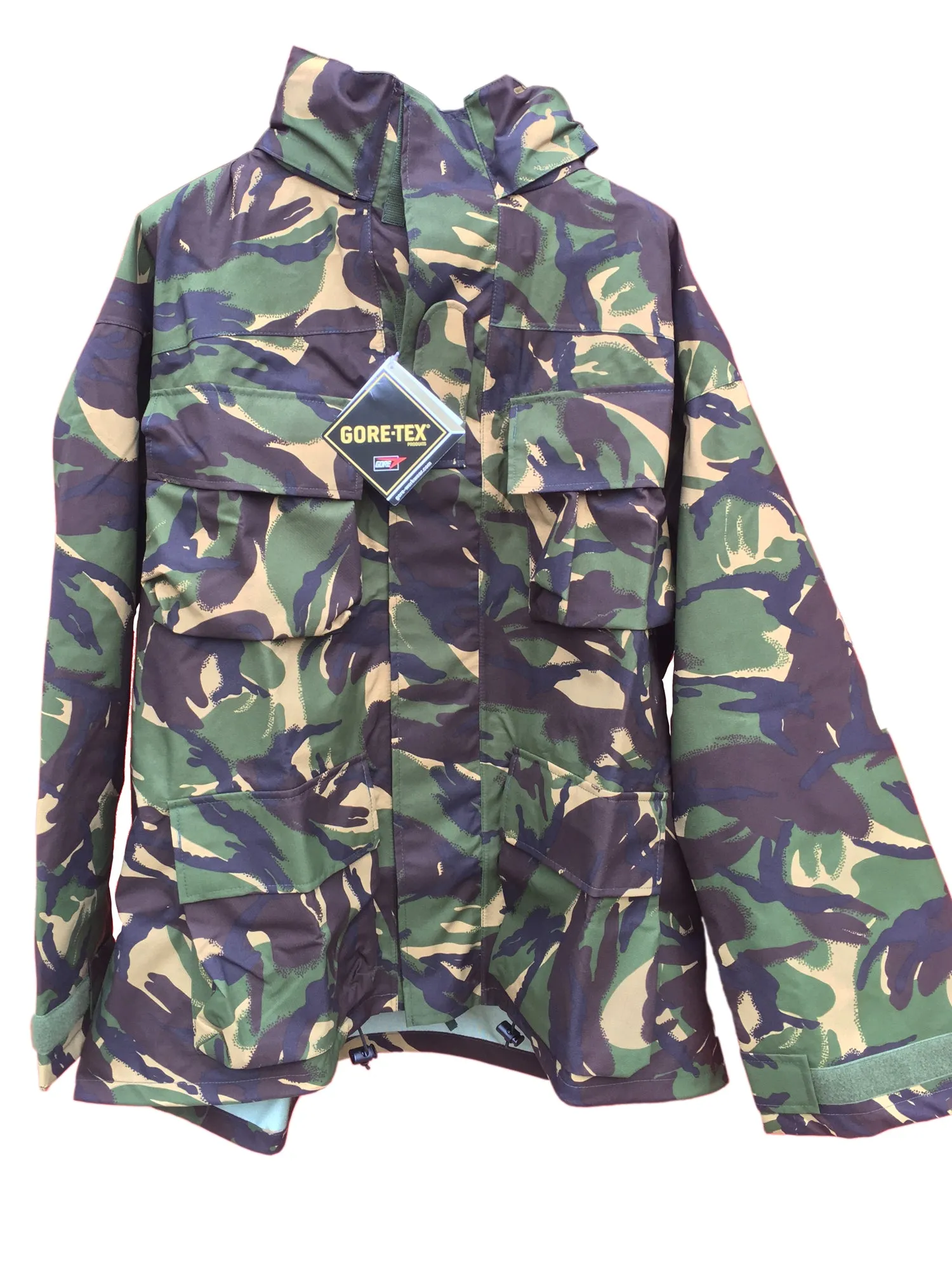 British Woodland Camo Gore-Tex Jackets - Large sizes - unissued