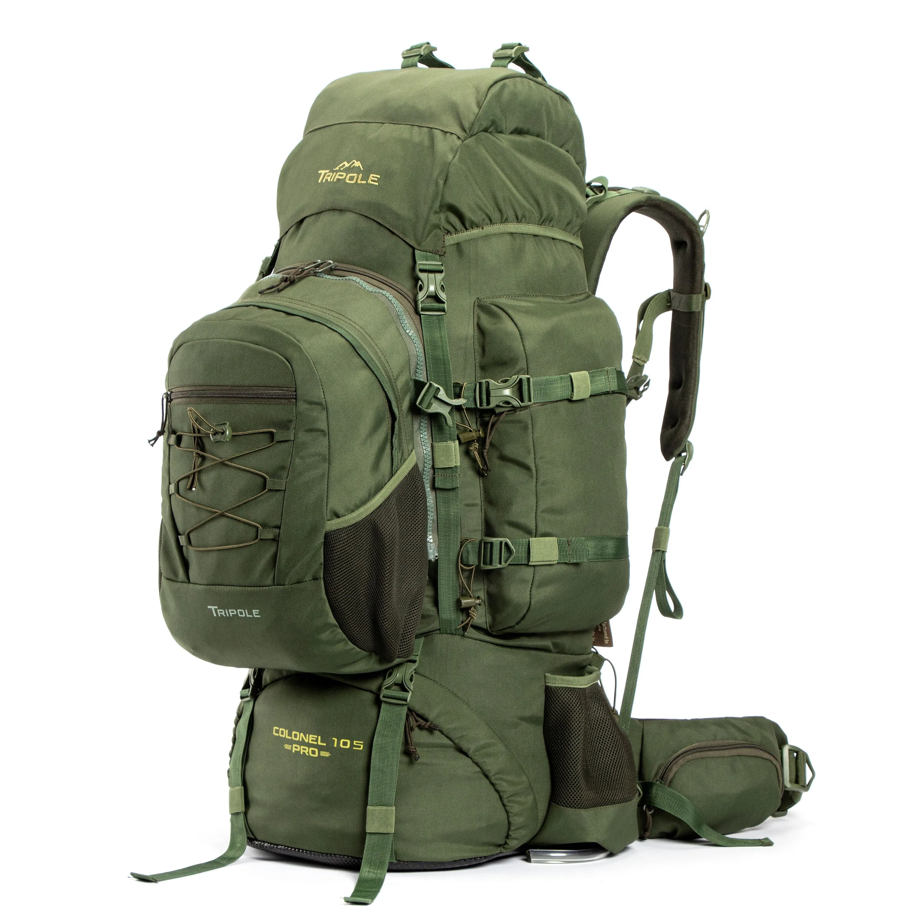 Colonel Pro 105 L Rucksack With Organizer Pack Army Green