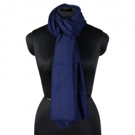 Deep Blue  Woolen Stole