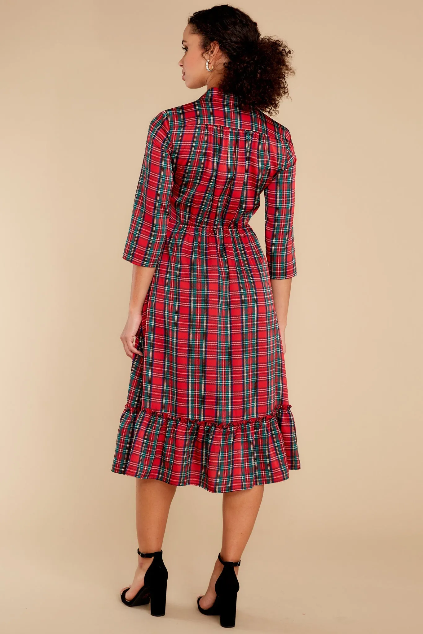 Derek Tartan Plaid Dress