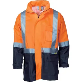 Dnc Workwear Hi-vis Two-tone Lightweight Rain Jacket With 3m R/tape - 3879