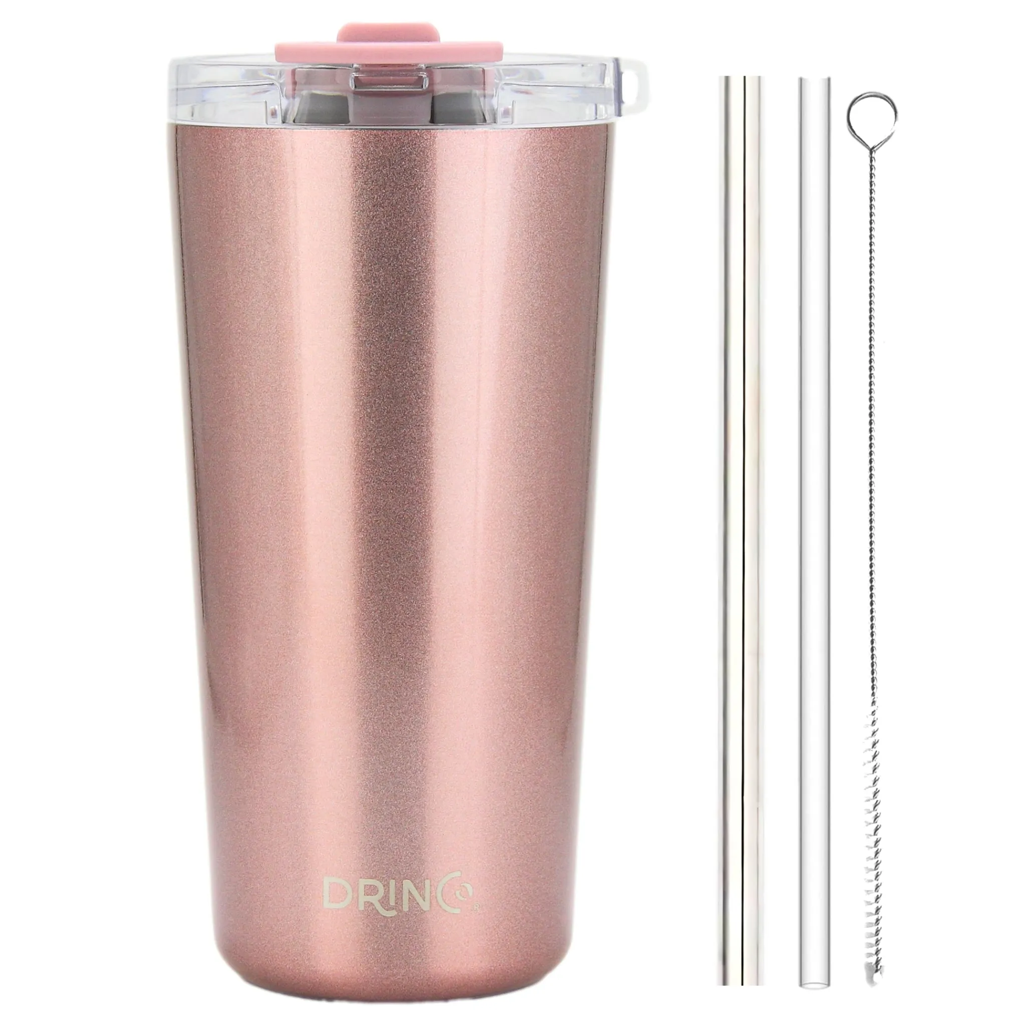 DRINCO®  Seattle 20oz Leakproof Tumbler with Straw - Gold