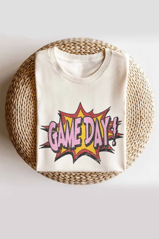 GAME DAY GRAPHIC TEE PLUS SIZE