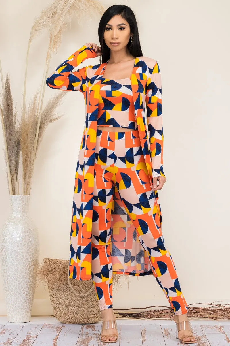 HH624X-AB - 3 PC PANT AND DUSTER SET