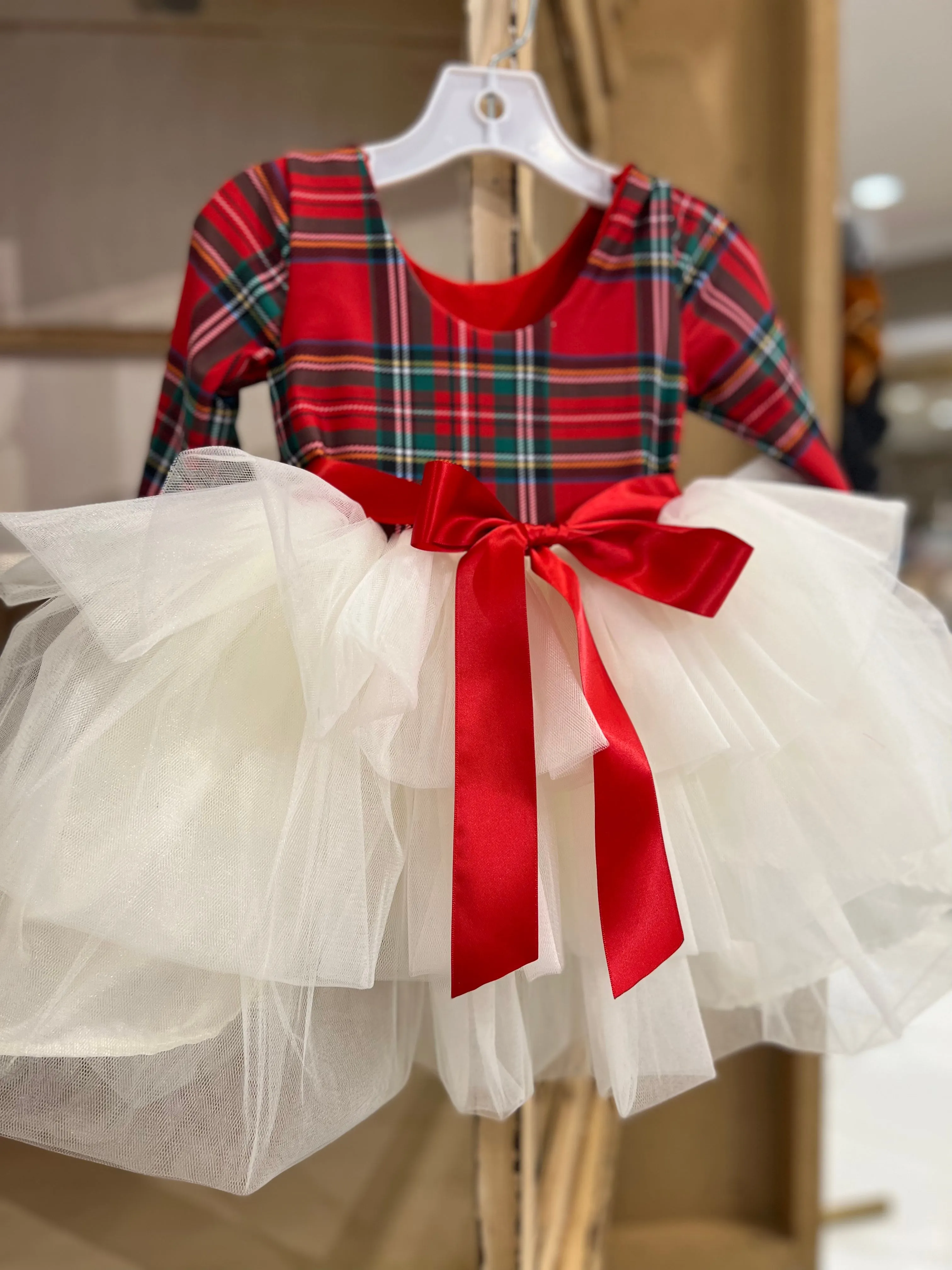 Holiday Plaid Tutu