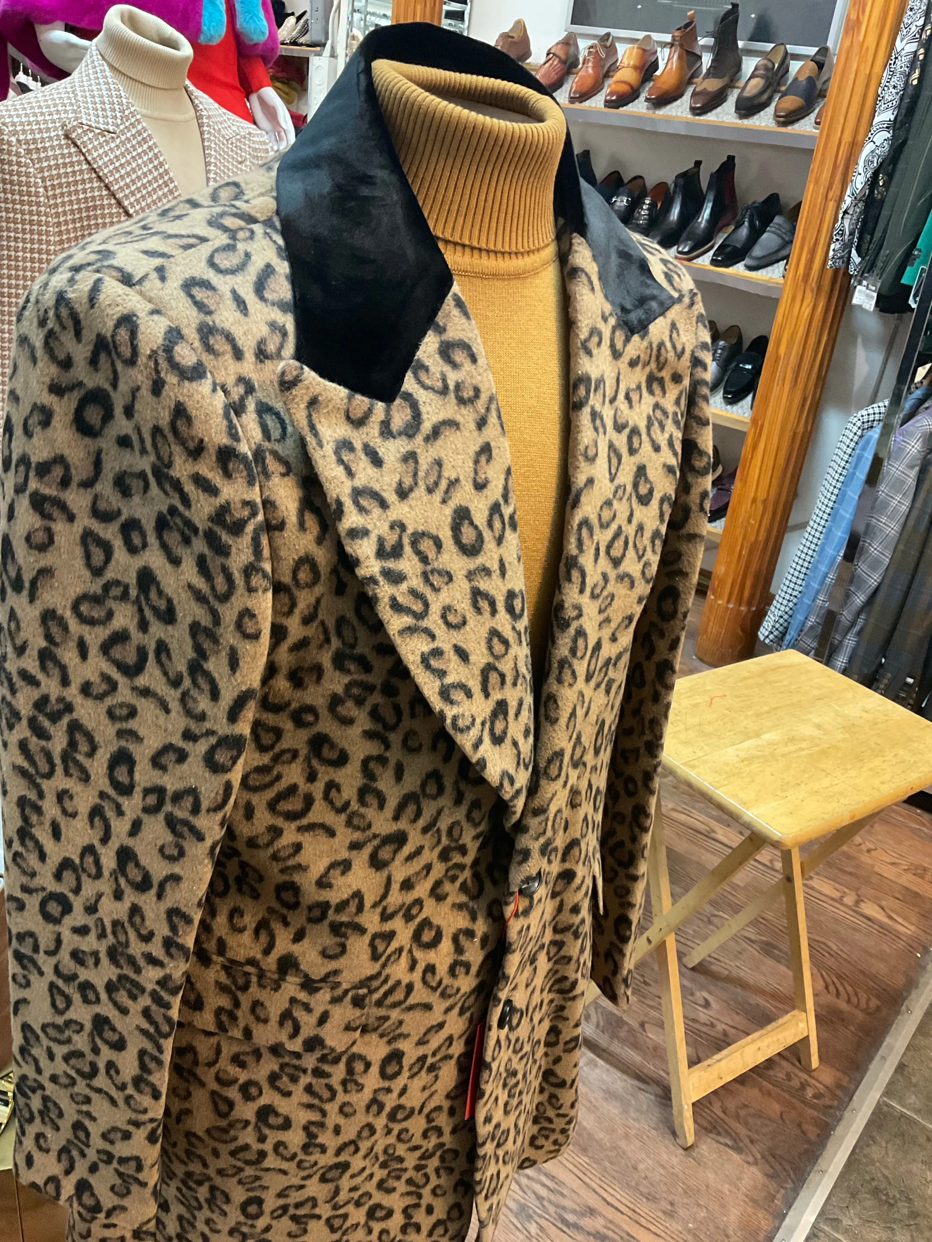 Jacksonville Jaguar Tan Double Breasted Coat