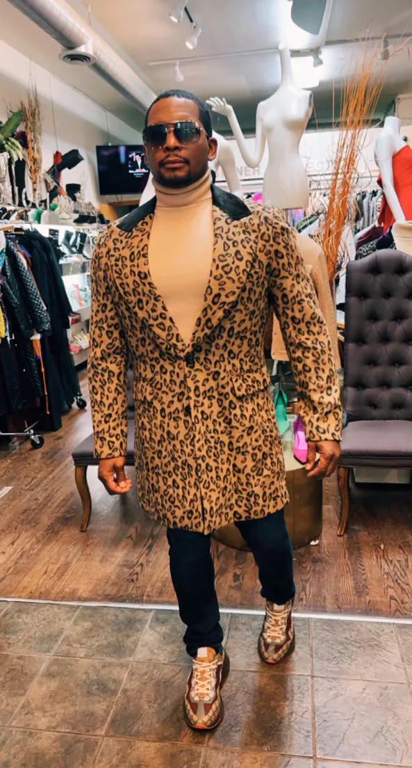 Jacksonville Jaguar Tan Double Breasted Coat