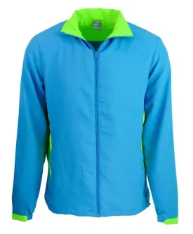 Kids Tasman Track Top Cyan/Green