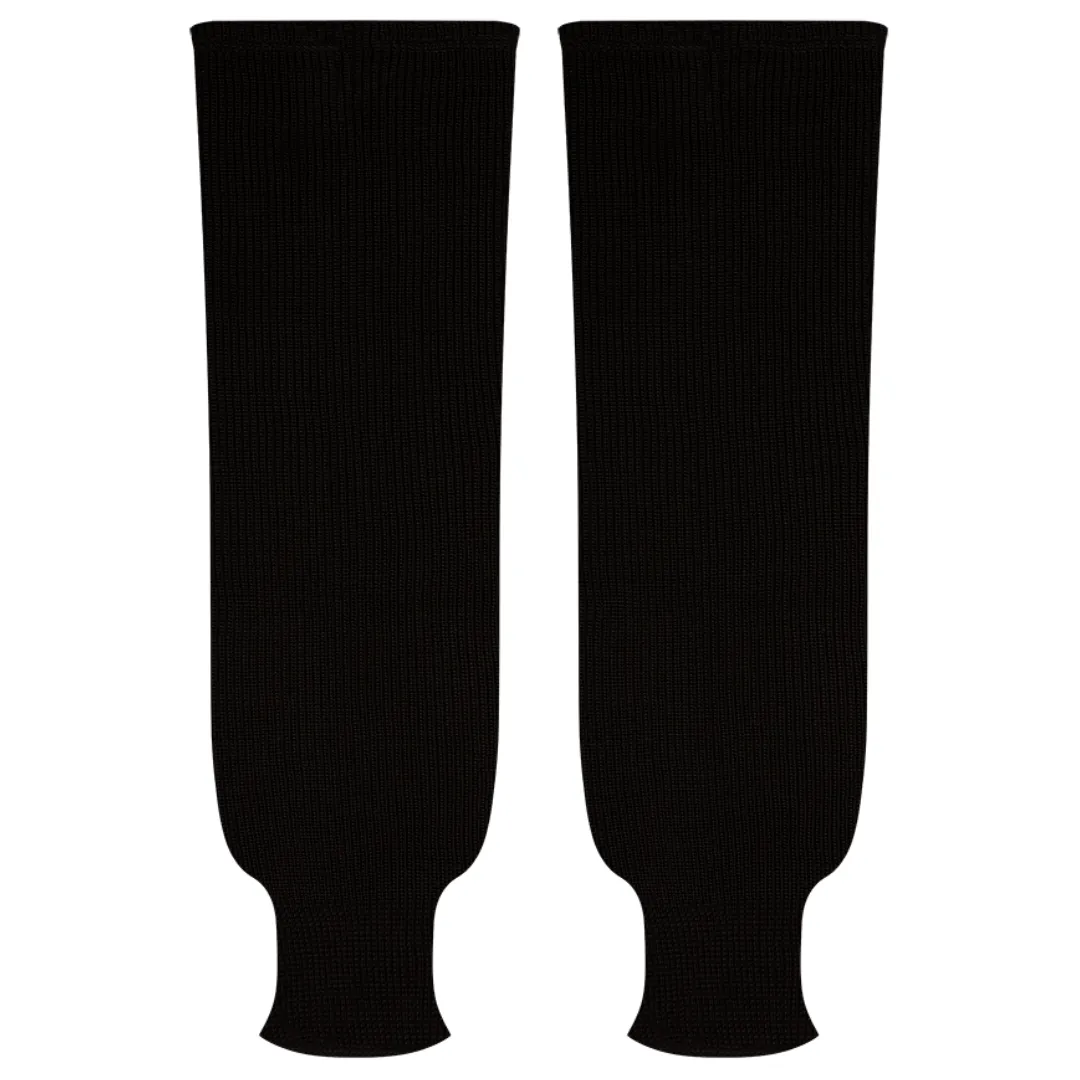 Kobe Sportswear 9800P Black Knit Practice Ice Hockey Socks