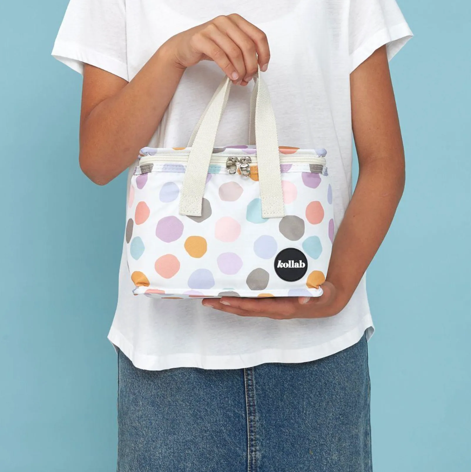 Kollab Insulated Lunch Bag - WMBT Polka Dot