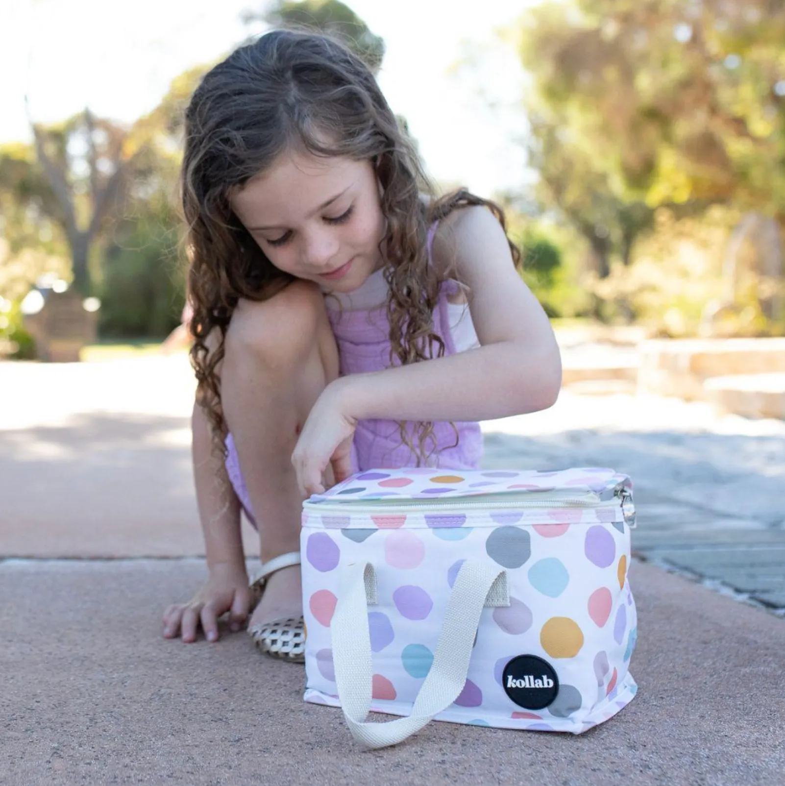 Kollab Insulated Lunch Bag - WMBT Polka Dot