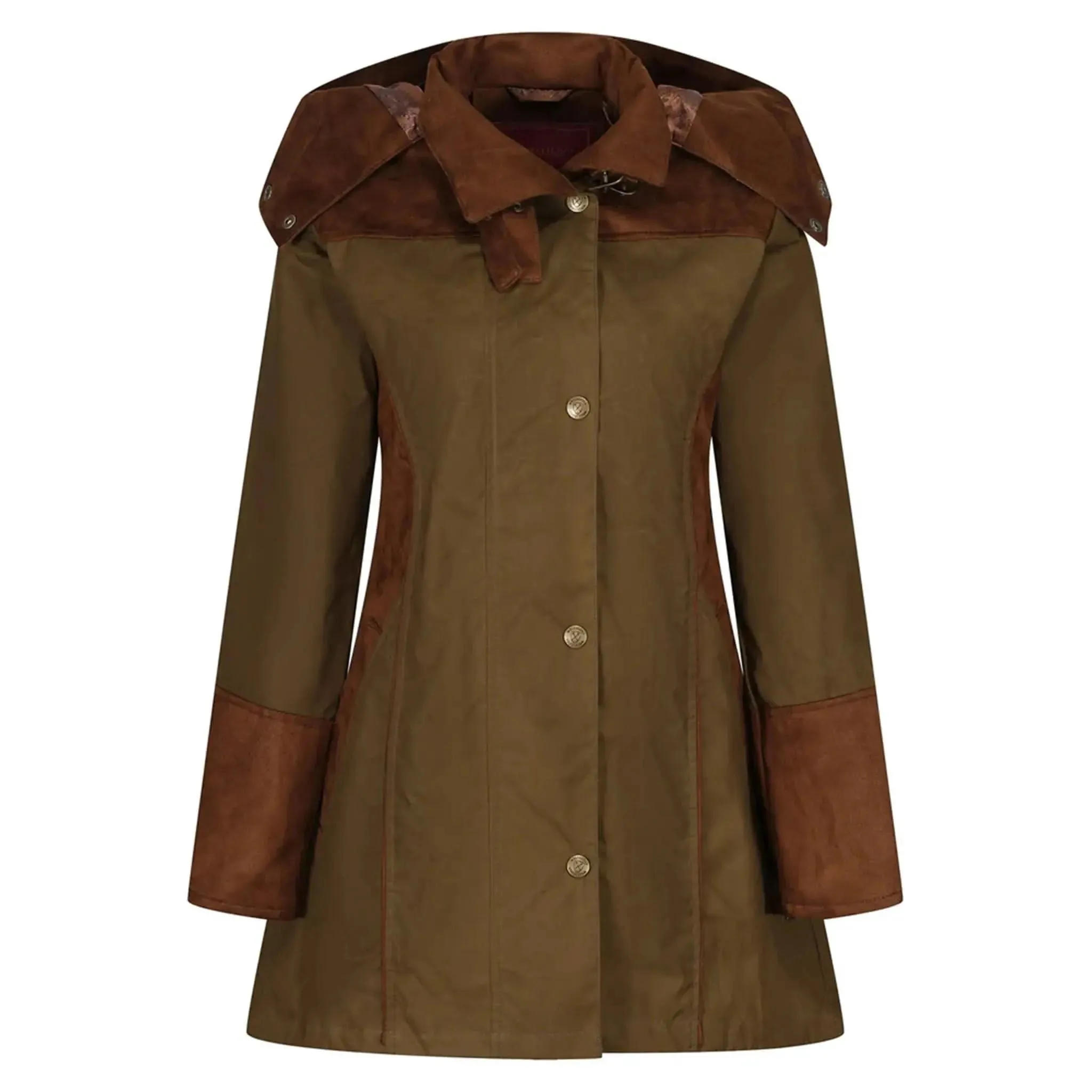 Odette Khaki Waterproof Coat