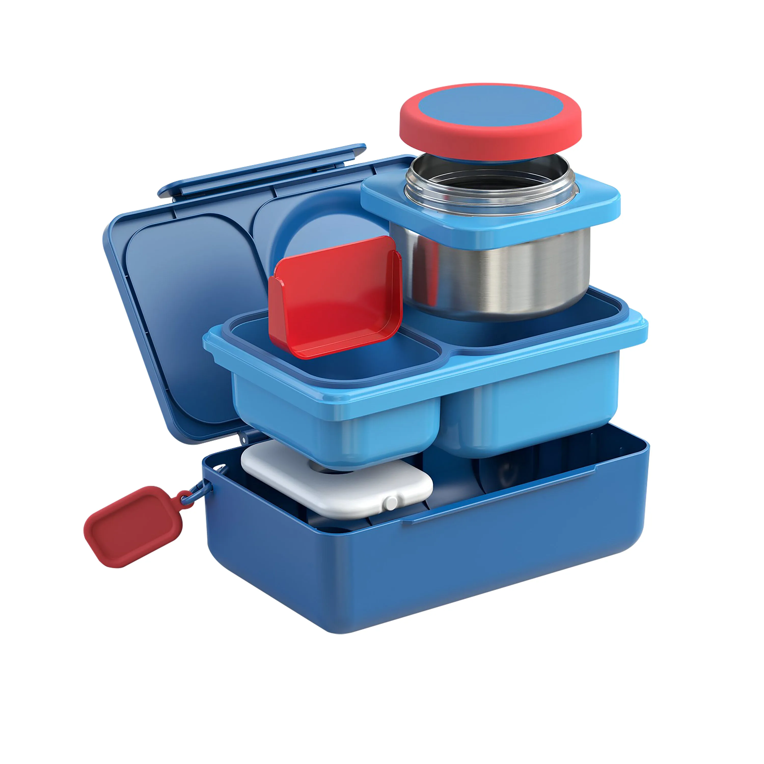 OmieBox UP Hot and Cold Bento Box - Cosmic Blue