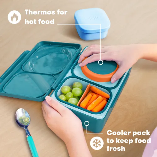 OmieBox UP Hot and Cold Bento Box - Cosmic Blue