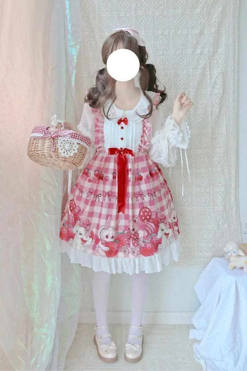 Plaid Baby Bun Lolita Dress