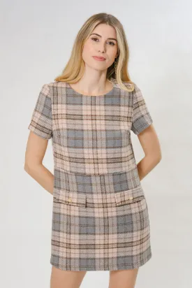 PLAID DRESS