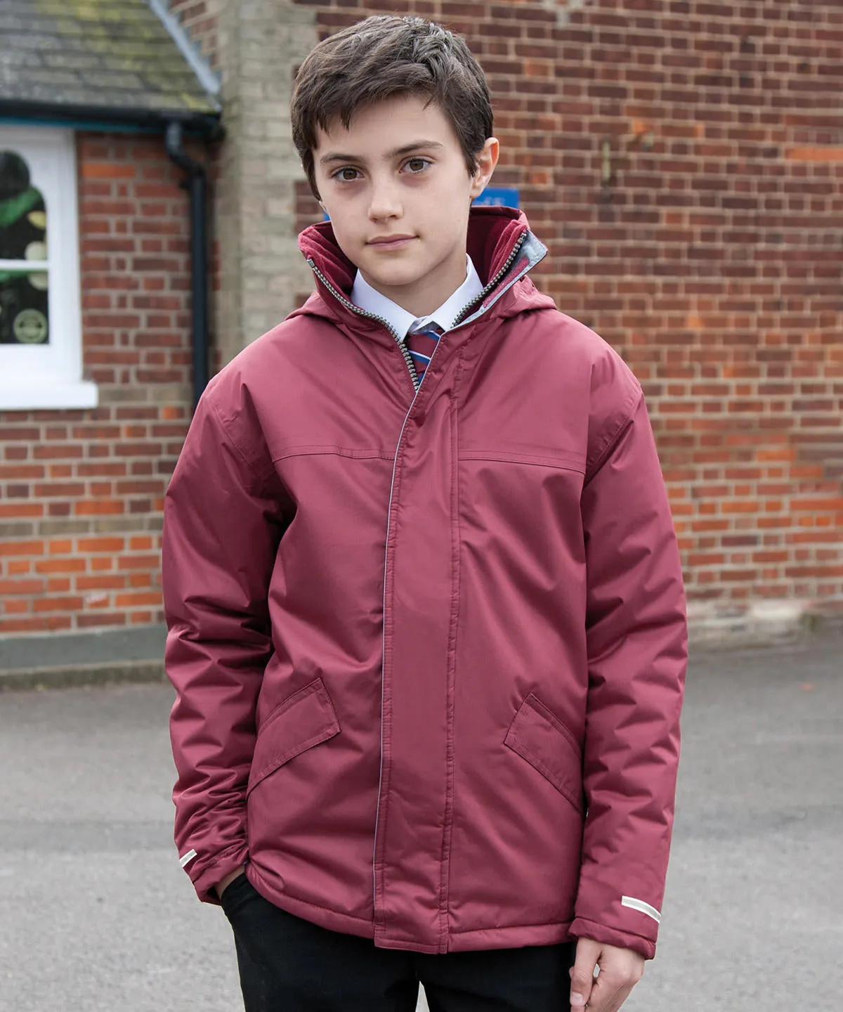 Red - Core junior winter parka