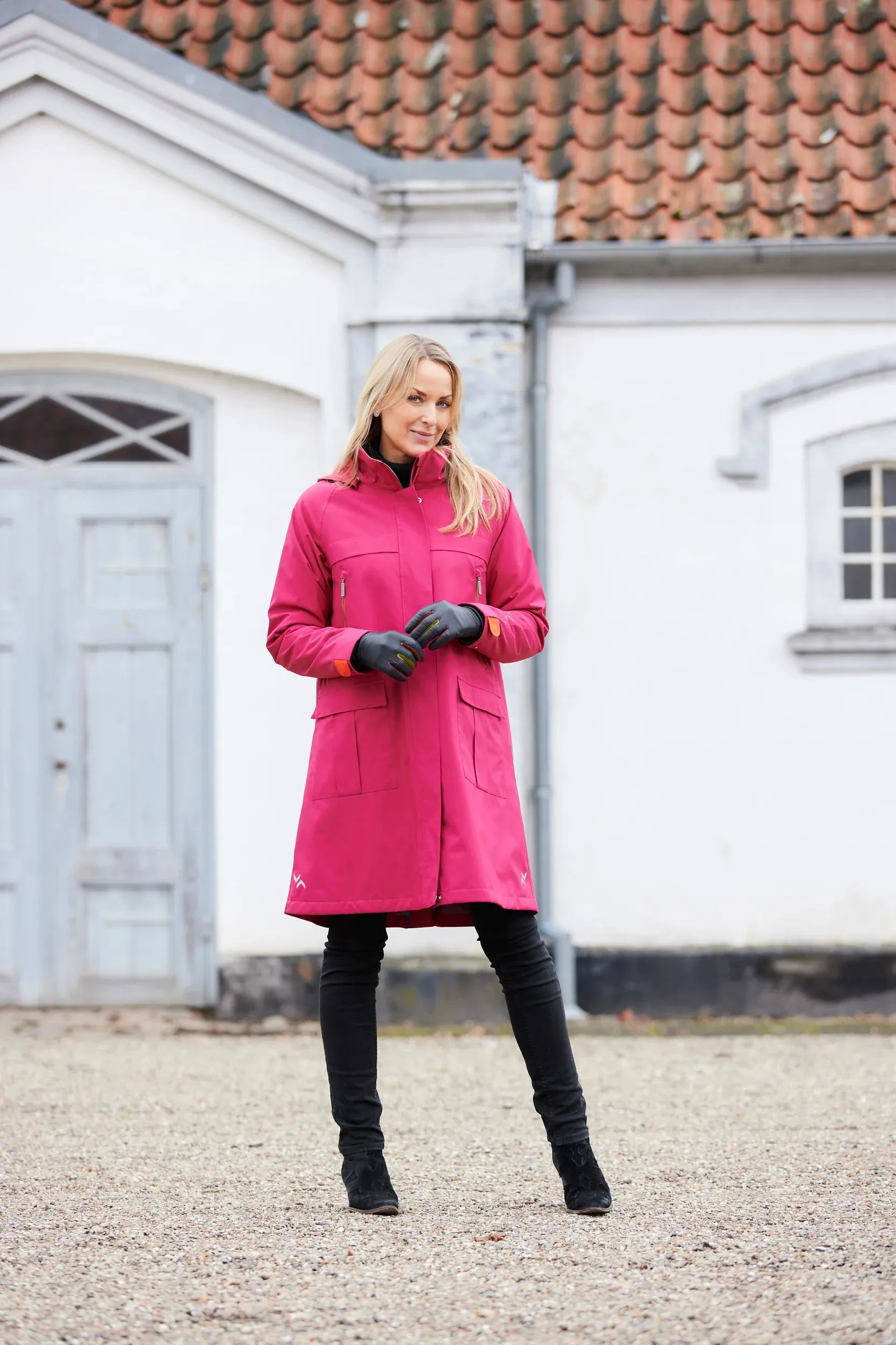 Regn Georgia Raincoat - Fuchsia