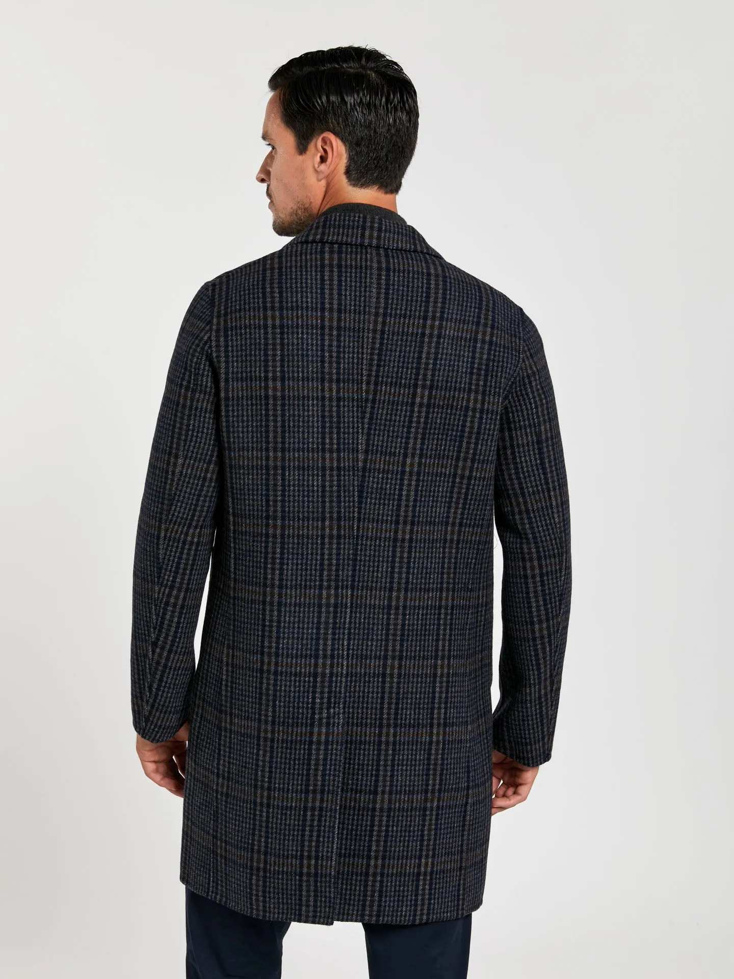 Reversible and handmade overcoat