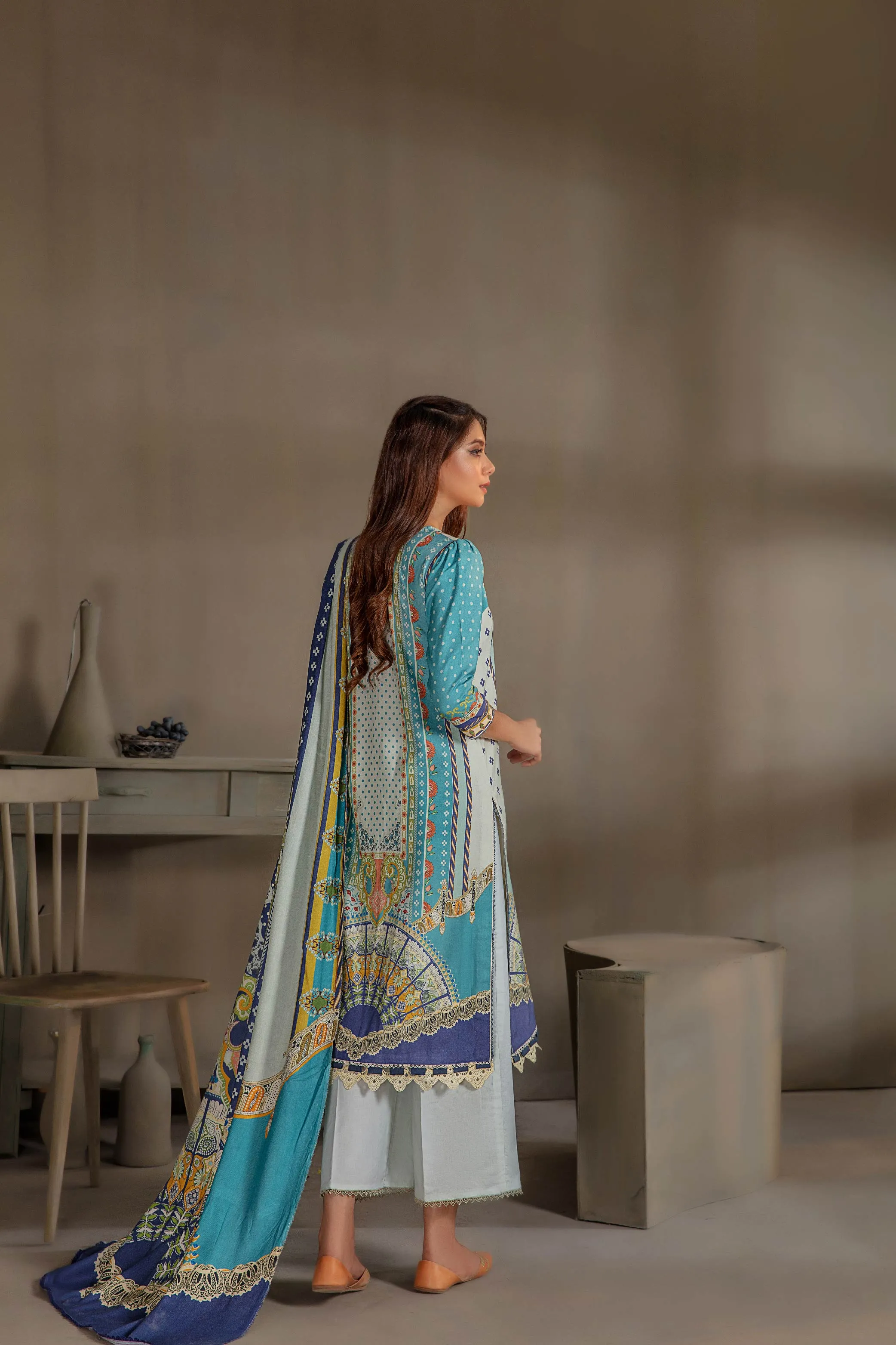 Sana & Samia by Lala Embroidered Woolen Print Collection – Namara