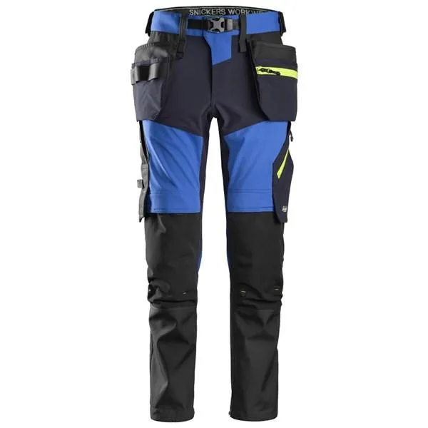 Snickers FlexiWork Softshell Stretch Trousers with Holster Pockets - 6940