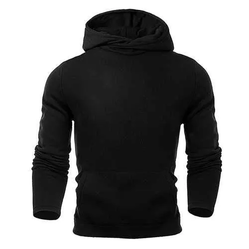 Solid Color Casual Cotton Long Sleeve Hoodies