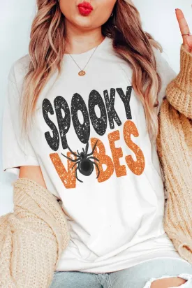 SPOOKY VIBES GRAPHIC TEE PLUS SIZE