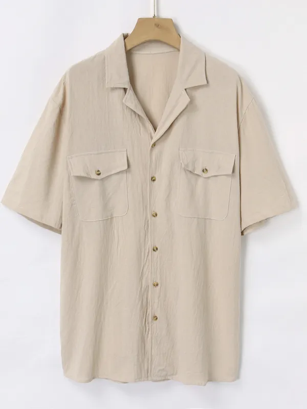 TEEK - Mens Short Sleeve Double Pocket Shirt