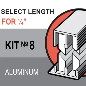 Track Assembly 8, Mill Aluminum