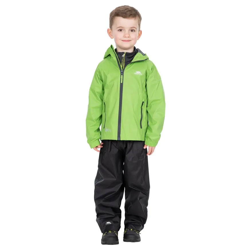 Trespass Qikpac Kids Rain Jacket