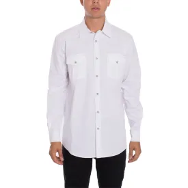 White Weiv Long Sleeve Shirt