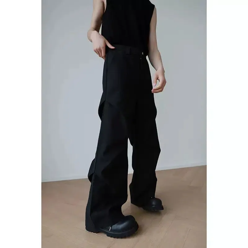 Woo Pleated Slim Fit Trousers