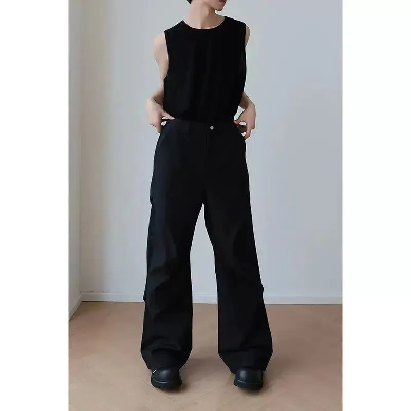 Woo Pleated Slim Fit Trousers