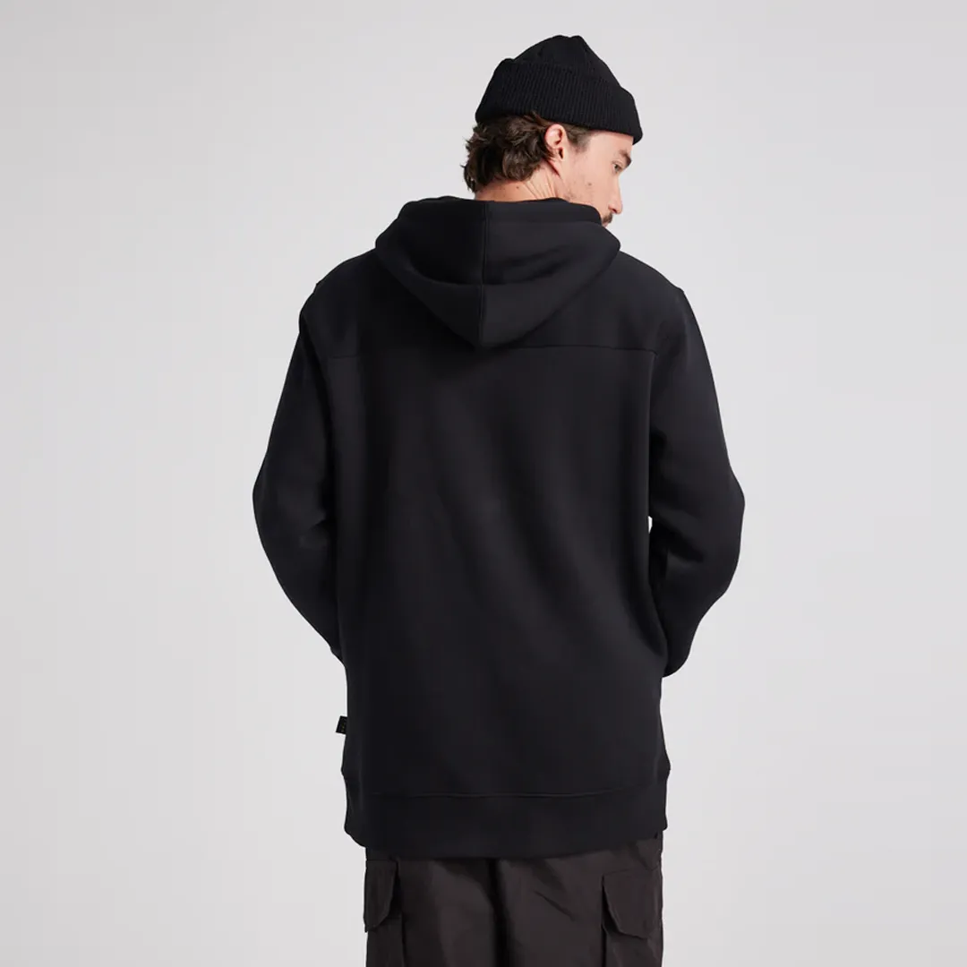 YUKI RELAXED OLD MATE HOODIE BLACK